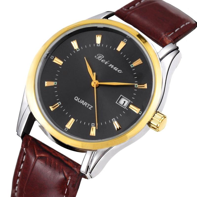 Top-Marke Herrenuhren Luxus Einfache Quarz-Armbanduhren für Männer Lederarmband Mode Business Männliche Uhr relogios masculino