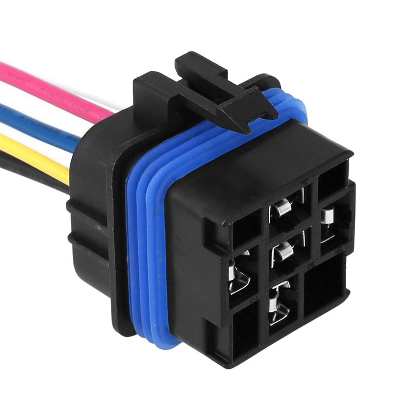 Waterproof Integrated Automobile Relay Dc/12V 40A Auto Relay & Socket 5 Pin