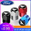 New 2026 Car Sticker Ford New 2025 Hot 4Pcs/Set Car Wheel Tire Valve Caps Metal Stem Cover For Ford Mustang Explorer FIESTA Focu
