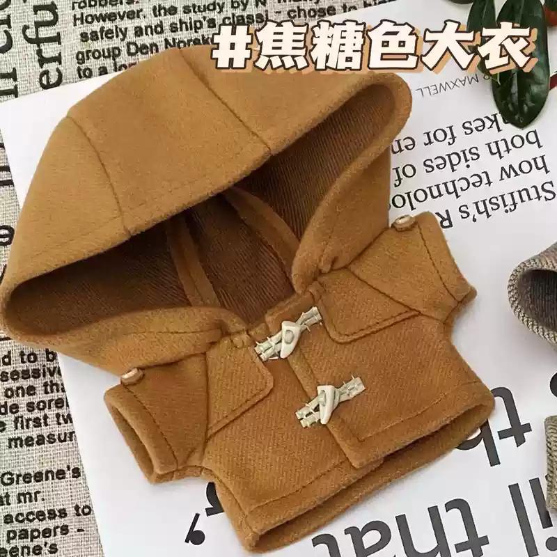 

10 см хлопковая кукольная одежда четырехцветный зимний шерстяной пальто шарф морские звезды могут носить кукла без атрибутов сменная Каваи Black red scarf