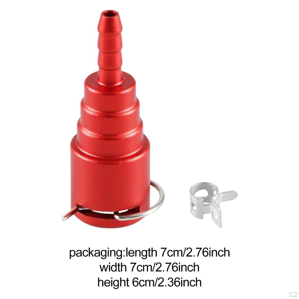 HC3Z-9A564-a Fuel Return Line Connector Metal Red Compatible for 6.7L Powerstroke Spare Parts