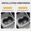 2pcs Suede Car Coaster Water Cup Drink Holder Anti-Slip Pad For Fiat For 500 595 500 695 500C 5CC 695C
