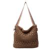 New Retro Vacation Style Beach Woven Bag Lazy Style Straw Woven Bag Large Capacity Shoulder Armpit Bag