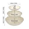 Dessert Cake Stand Valentines Day Ramadan Table Decoration Fruit Tray Holder Multilayer Display Stand Snack Candy Plate