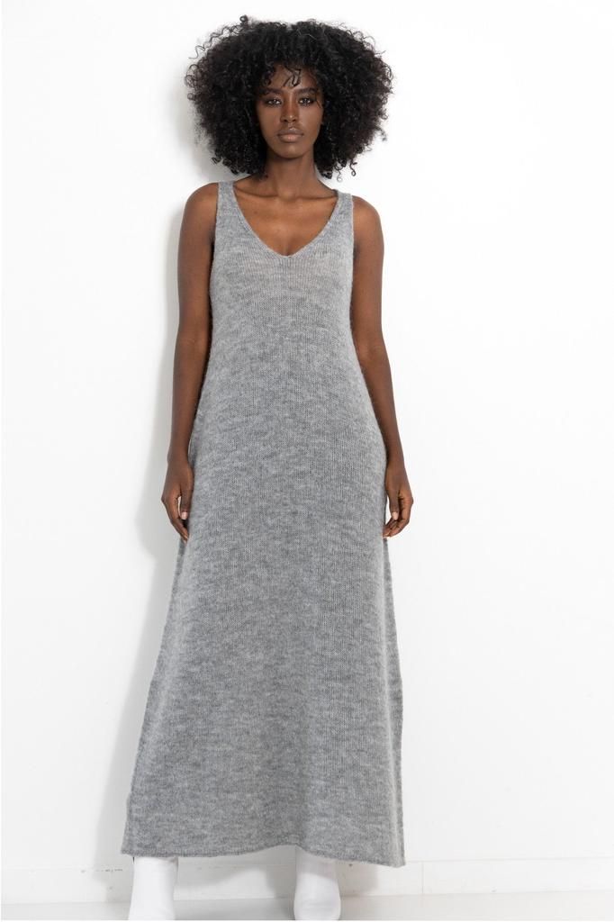 Long wool dress gray 36/38