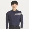 PGR Long Sleeve Collared T-Shirt Navy Gt-3310