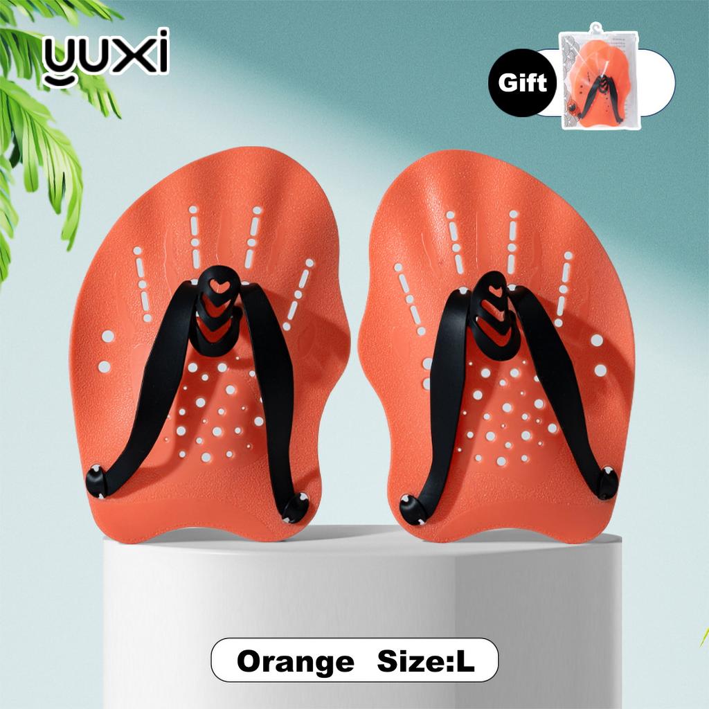 Swimming Paddles Profession Hands Swimming Training Hand Paddles Flippers Adjustable Silicone Straps Women Men Children Unisex