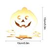 Halloween Votive Candle Holders Vintage Scary Candle Stands Table Decor Spooky Tealight Candle Holders Shadow Tea Light Candle