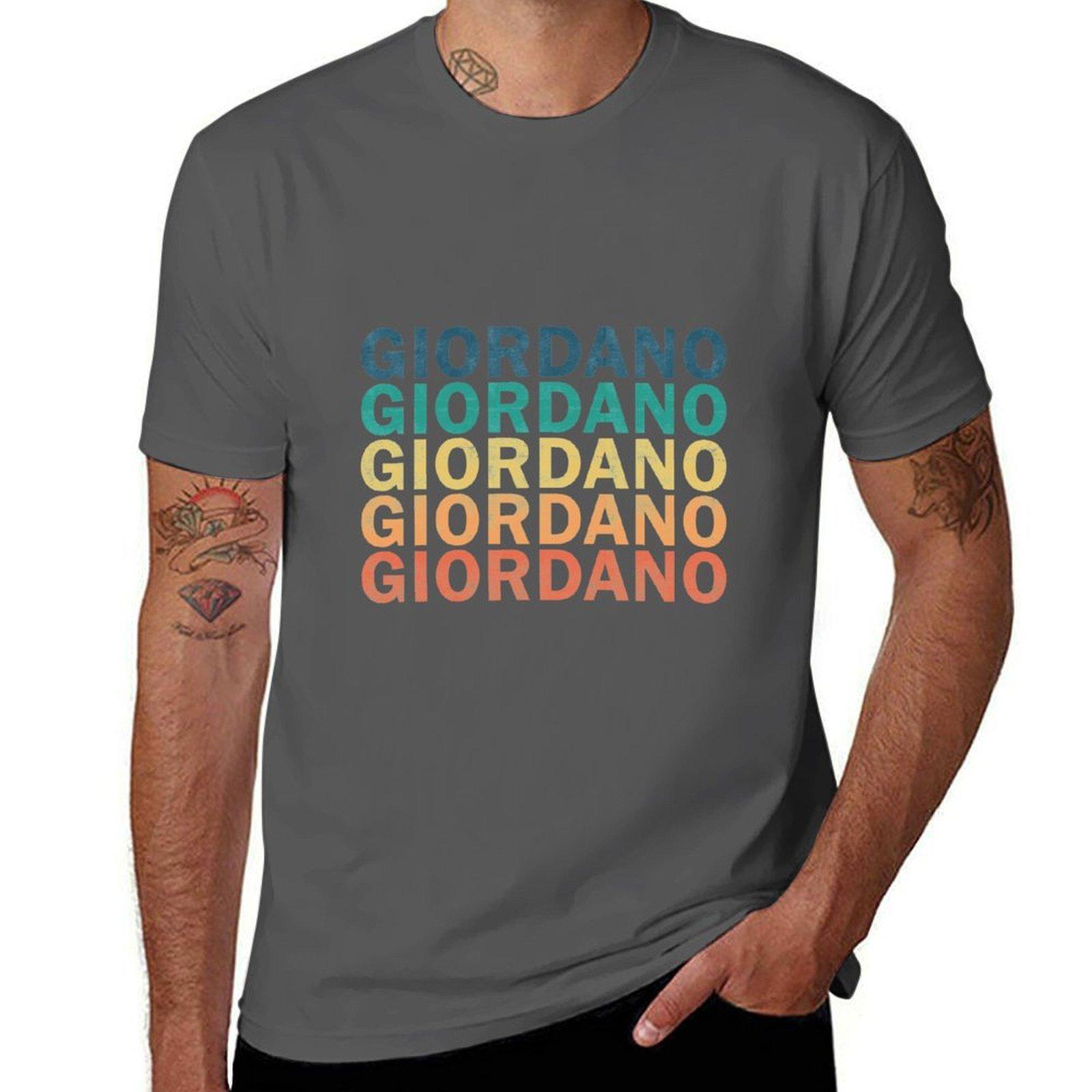 

Giordano Name T Shirt - Giordano Vintage Retro Giordano Name Gift Item Tee T-Shirt man graphic t shirt T-Shirt 4XL