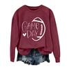 Unisex Fashion Printed Long Sleeve Neck Sweatshirt for Casual Wear