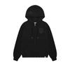 All Eyes Down Crack Logo Zipup Hoodie (Black)