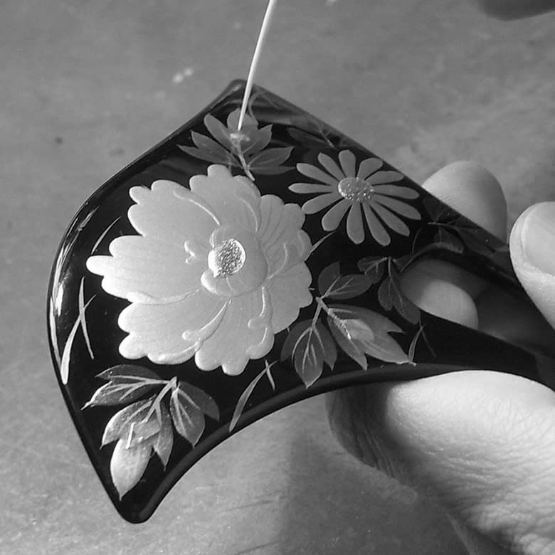 Kanzashi Makie ozdoba do włosów w stylu japońskim z perłą z kwiatu wiśni do codziennego użytku Wyprodukowano w Japonii kanzasi Watmosphere ozdoba do włosów na imprezę kimono