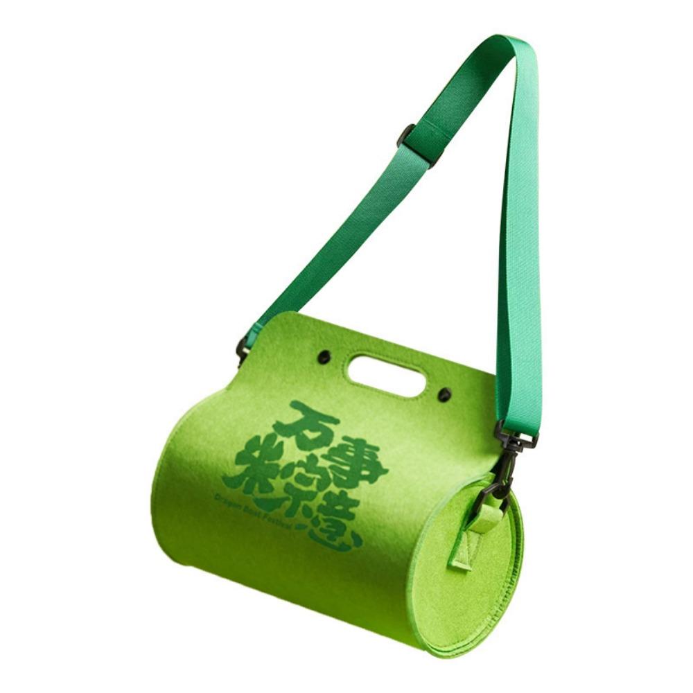 

Large Capacity Dragon Boat Festival Gift Box Felt Fabric Gift Bags Dumplings Packaging Box Pastry Style A