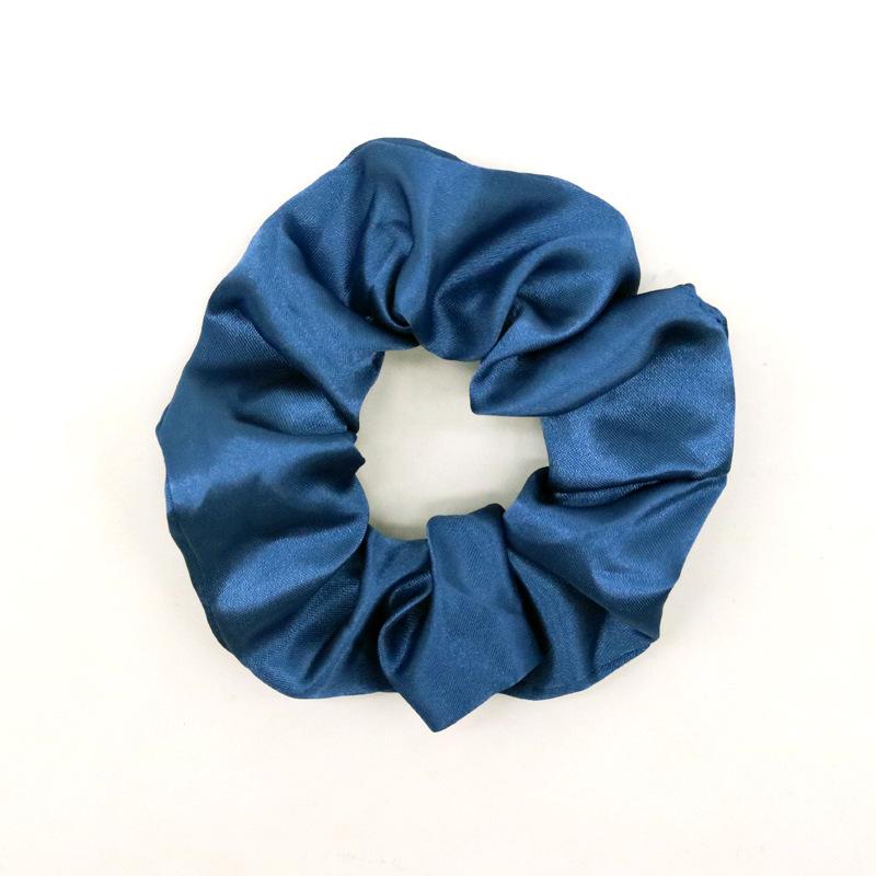 Vintage French Satin Silk Hair Tie - Retro Versatile Accessory