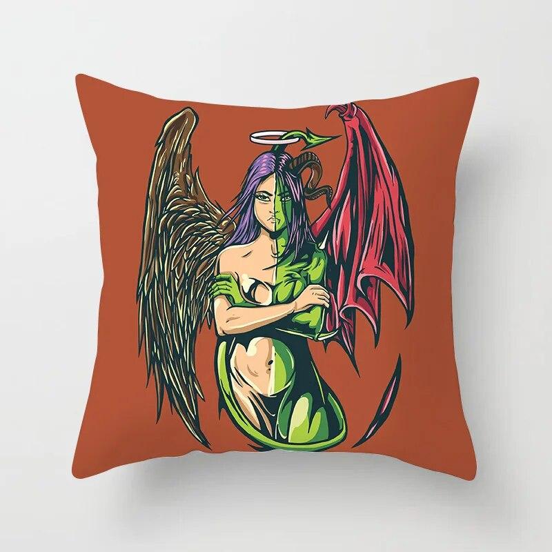 Pillowcase Fashion Ladies Cushion Cover Home Decor Peach Skin Perfume Sofa