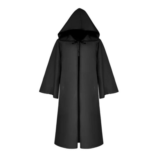 

Medieval Solid Color Hoodie Cloak Cape Devil Vampire Wizard Kids Adult Cosplay Adult L