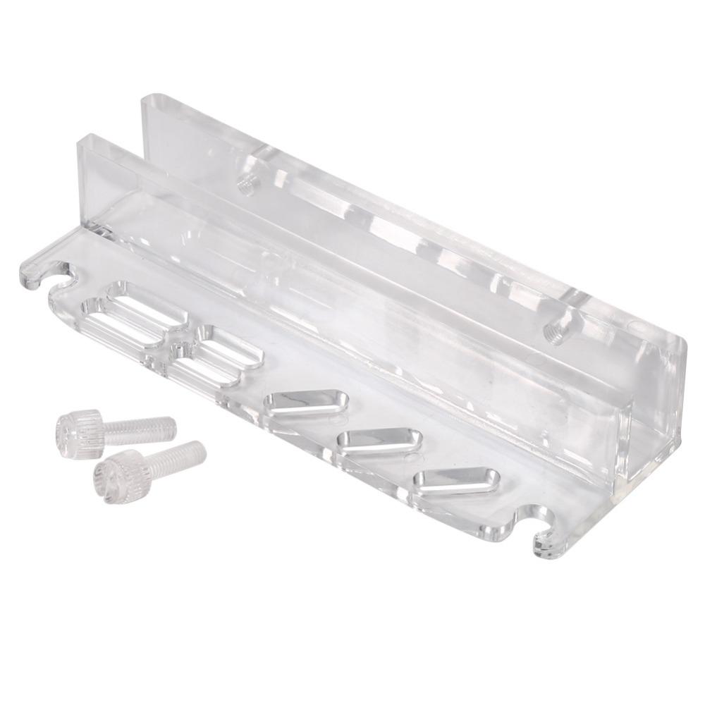 Multicompartments Design Aquarium Tool Holder Acrylic Scraper Spatula Storage Rack Tool Storage