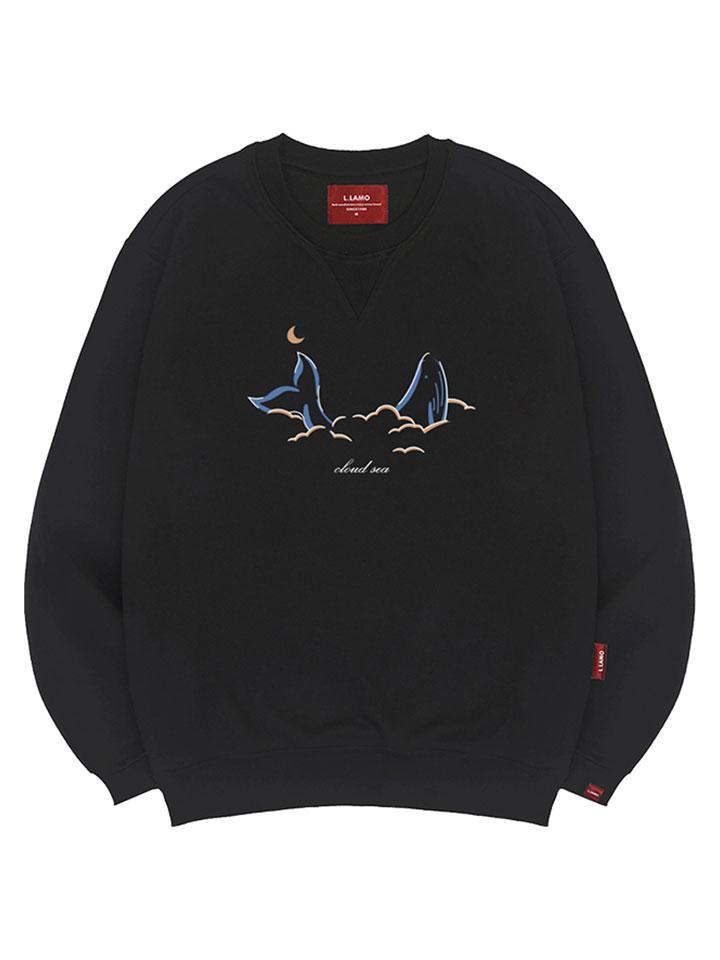 Ellamo Cloud Sea Sweatshirt Unisex Big Size S~4Xl (Type B)