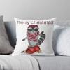 Merry Christmas Decoration Home Pillowcase Cushion Cover Autumn 45X45Cm Red Hat Modern Living Room Sofa Bed Pillowcase