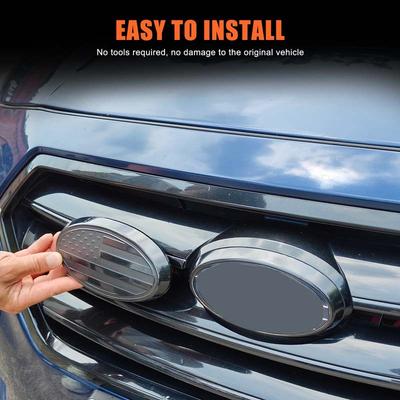 For Subaru Legacy 2015-2024 ABS Black Car Front  Frame Cover Decorative Sticker Car Accessories