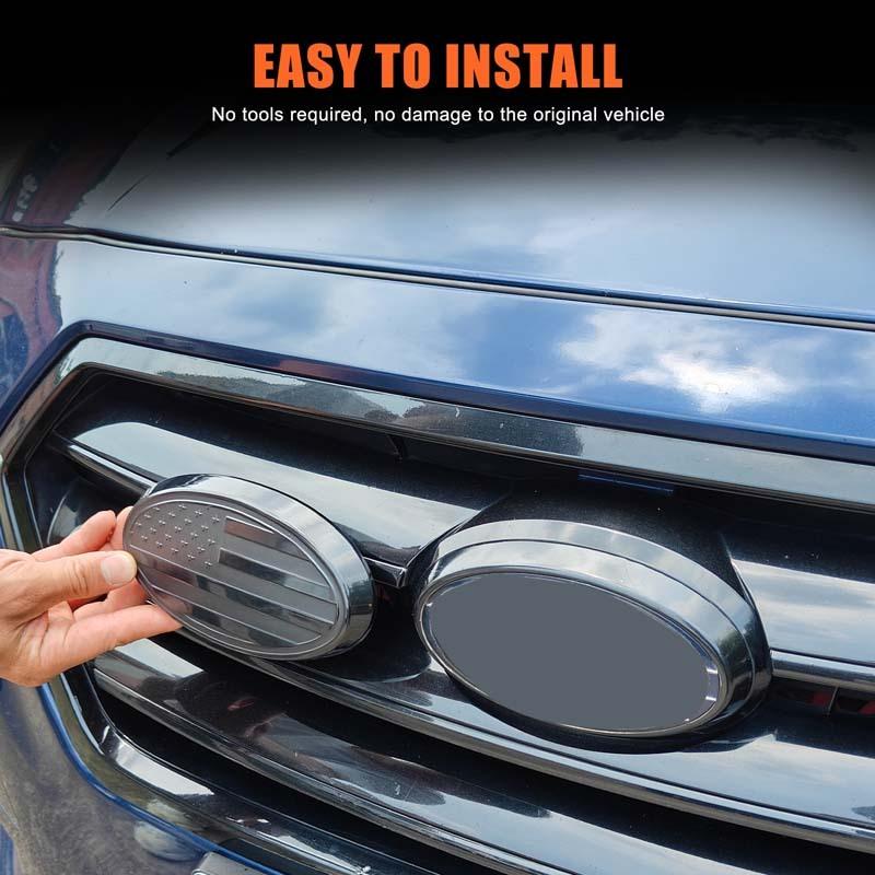 For Subaru Legacy 2015-2024 ABS Black Car Front Frame Cover Decorative Sticker Car Accessories