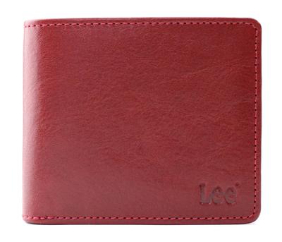 Lee Bifold Geldbörse Medium Buchform (Italienisches Leder) [0520234] Rot,