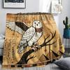 Ancient Egyptian Mural Animal Print Flannel Blanket,High Quality Comfortable for All Seasons,Home Decor,Warmth and Comfort,Perfect for Christmas Gifts