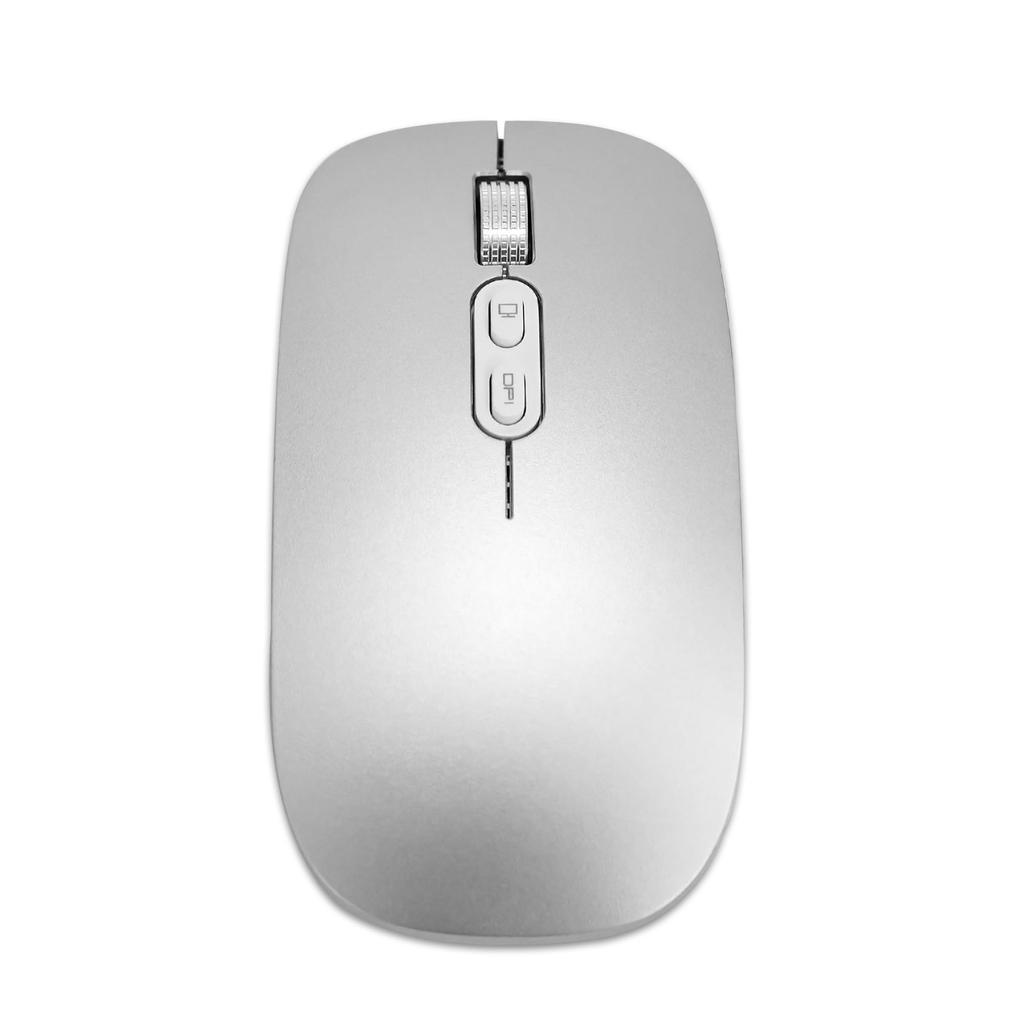 HOENGAGER Wireless Bluetooth Mouse  Rechargeable, Silent, Slim, Ergonomic Design  Dual Mode (Bluetooth & USB), One-Click Desktop Return Button 
