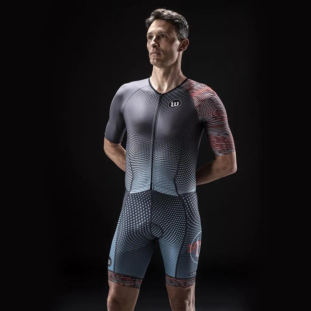 Wattie Ink Bike Shorts Bike SuitsMen‘s Cycling Jumpsuit Race Skinsuits for Cycling Speed Suit Long Sleeve Jersey Road Mountain