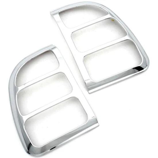 One Pair Chrome Styling Tail Light Cover for Toyota Rav4 1996-2000 Overlay Covers ONLY