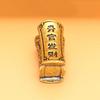 1Pcs Copper Brass Small Coffin Ornament Small Statue Figurine Miniature Arts And Crafts