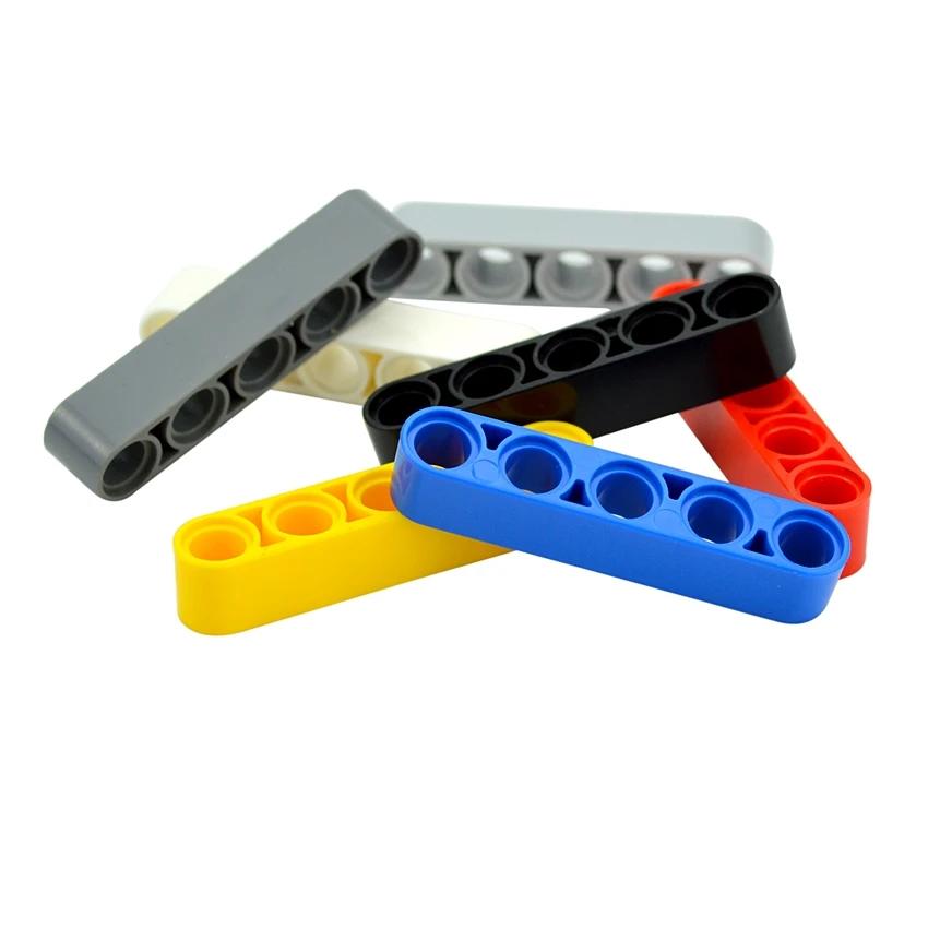 DO-IT-YOURSELF Liftarm Thick 1x5 Hole Arm Bricks Building Blocks Technical Compatible MOC Components 32316 Assemble Particles Learning-