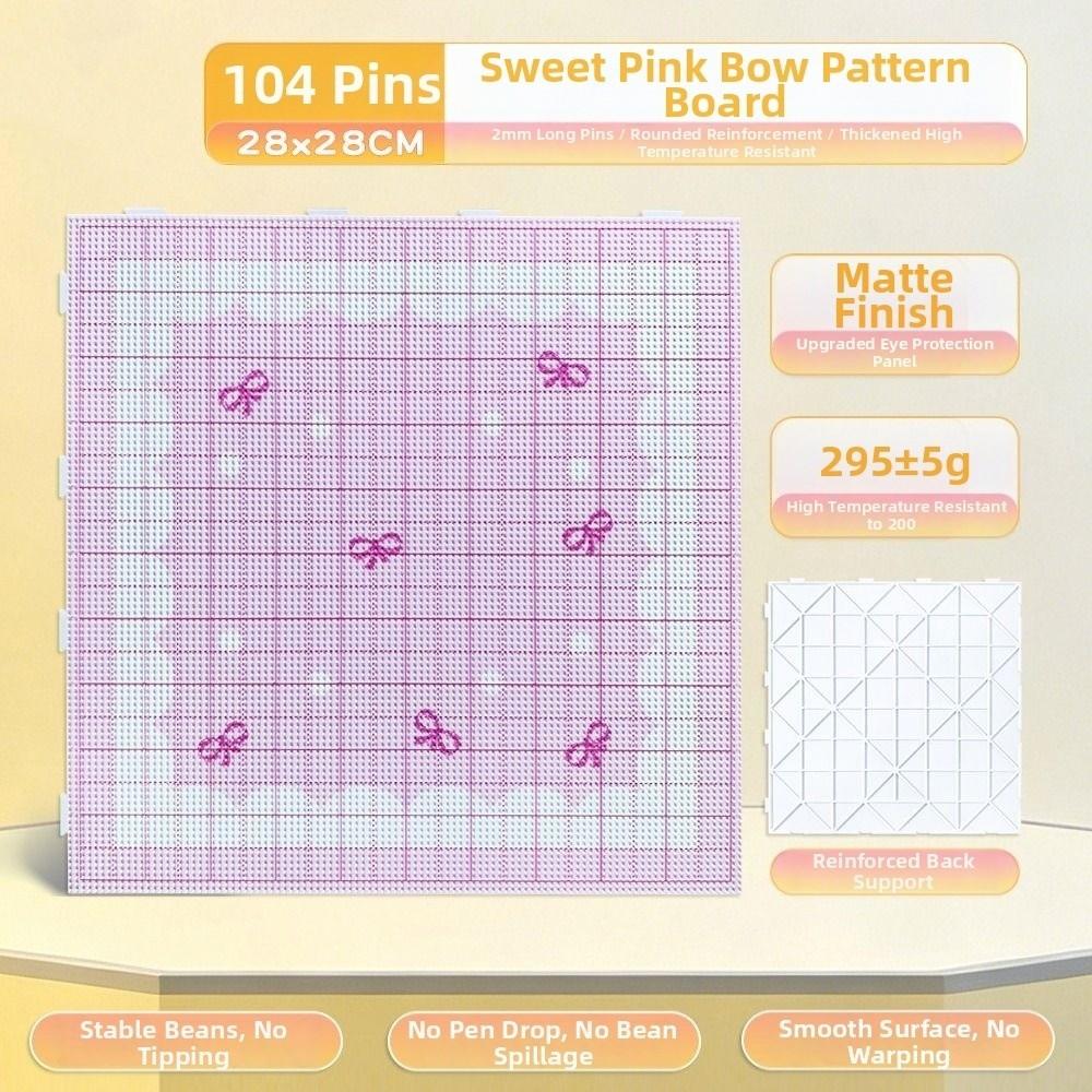 2.6mm Beads Perler Beads Boards Matte Color Melting Beads Boards  Puzzle Making