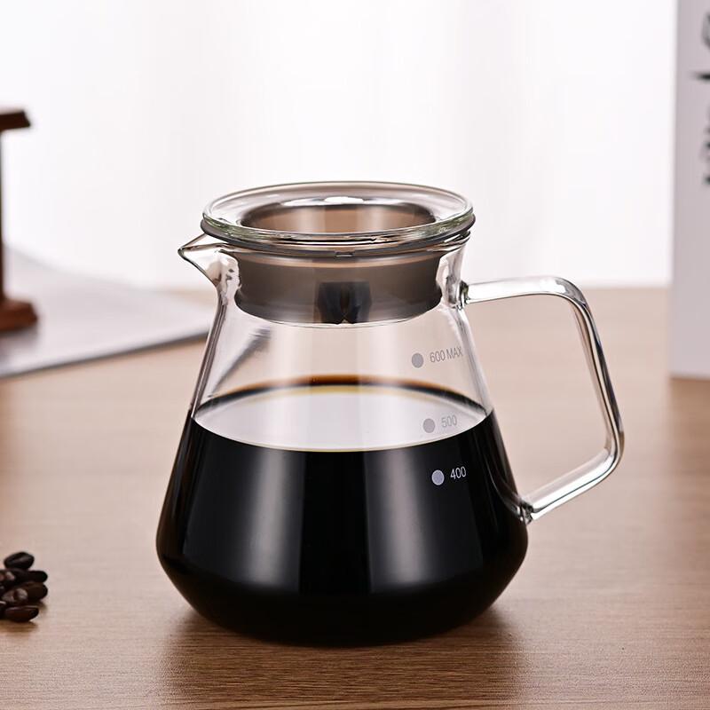 ZISIZ Glass Pour Over Coffee Maker Set