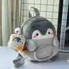 Cartoon Penguin Plush Backpack Doll - Cute Small Schoolbag for Kids with Free Shipping