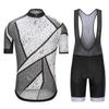Men Women Cycling Jersey Bib Shorts Set Breathable Mountain Road Bike Outfit