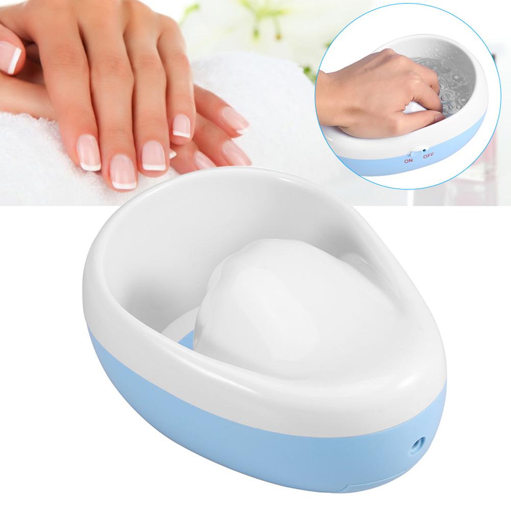 Vaschetta Spa per Massaggio con Bolle per Unghie, Rimuovi Smalto, Ammorbidente per Pelle Morta, Strumenti per Manicure