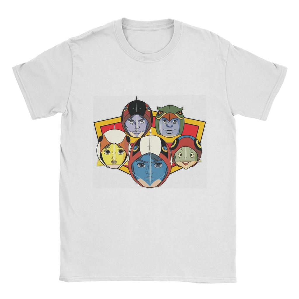 Men's Battle of the Planets Gatchaman  T Shirt  Cotton Clothing Funny Short Sleeve Round Collar Tees 6XL T-Shirt