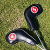 Golf Iron Magnetic Wedge Club Headcover Synthetic Numbered Red and Black Synthetic Covers, Covers, Set, Leather, Black/White (10pcs (4-9, P, A, S, X),