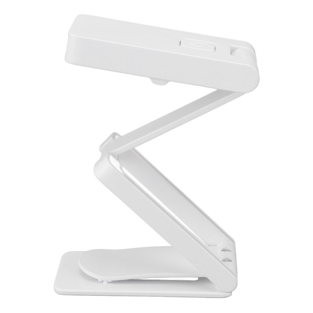 Foldable Book Light for Reading in Bed 3 Color Temperatures Stepless Dimmable USB Rechargeable Clip 