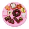 1PC Ciambelle Pan di Zenzero Caramelle Stampi in Silicone Decorazione per Torte Zucchero Arte Cioccolato Attrezzi per Cottura Forniture da Cucina