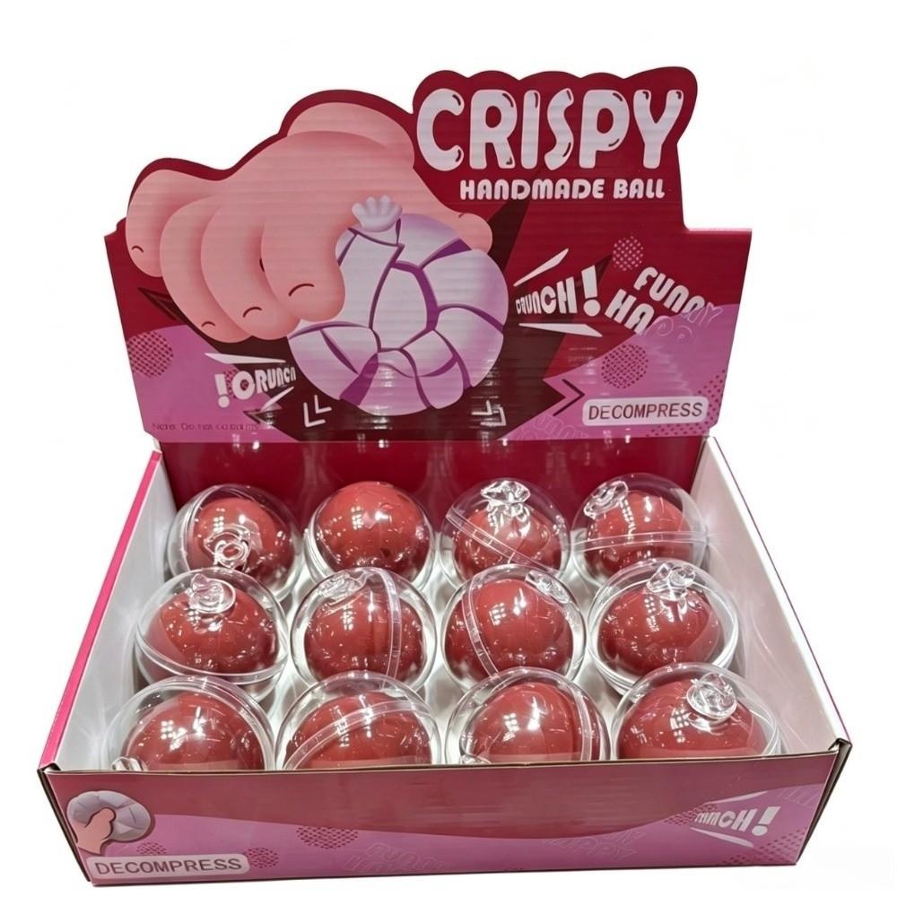 Simulation Chocolate Chocolate Squish Ball Soft Texture Crispy Sound Crispy Ball Toy Slow Rebound Handmade Cracking Ball