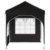 Pop Up Party Tent 192 X 192 X 245 Cm Black