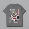 Gundam RX0 Unicorn Unisex Pure Cotton Tshirt 2026 Summer Hot Anime Print Loose Casual Parentchild Short Sleeved Top