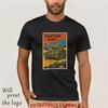 Panther Tank Tshirt  Retro Comic Style Wwii German Armor Tee Round Neck Cool  Mans Tshirt