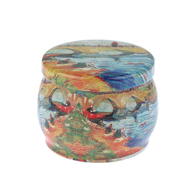 Vintage Candle Tin Can Candy Cookie Storage Box Dry Spice Storage Jar Suitable Diy Candle Cosmetic Ointment Making Christmas