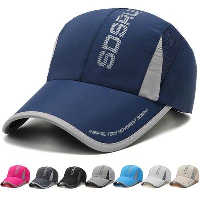 Herren Sommer dünne schnelltrocknende Sonnenschutz Schirmmütze Sommer lässig Outdoor Angeln atmungsaktive Sonnenkappe