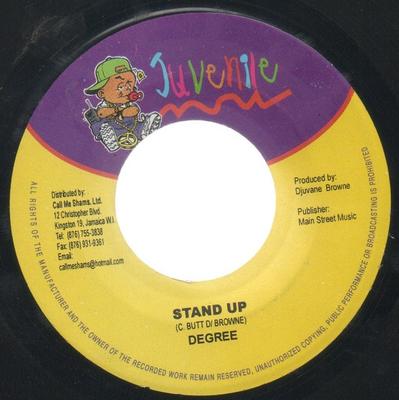 7inch Record GENERAL DEGREE - Stand Up BR007 Juvenile 2004 Jamaica Reggae, Ska & Dub Used