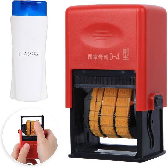 Date Coding Machine Handheld Food Plastic Bag Label Adjustable Reverse Date Order Printing Machine 60 x 40 x 100mm