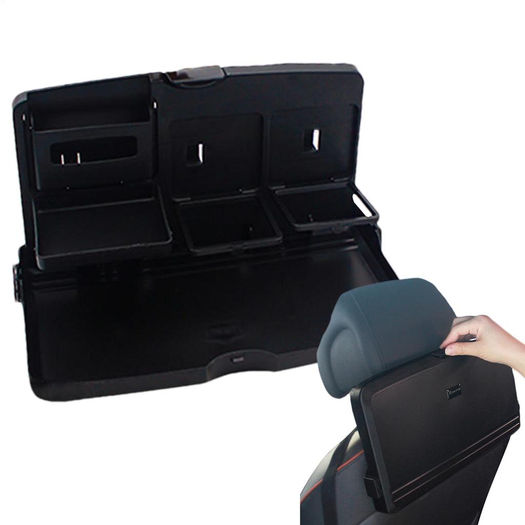 Backseat Tray Table for Cars Kids Toddler Play Toy Rack Foldable Back Seat Cup Holder for Camping Road Trip Business Commute
